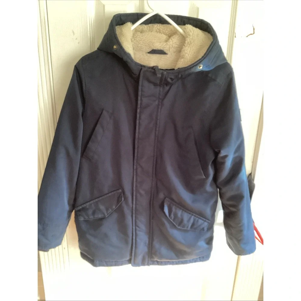ABERCROMBIE KIDS BLUE BOYS WINTER COAT SIZE 9-10 Preowned‎